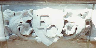 Stone Carved Emblesm and Logos